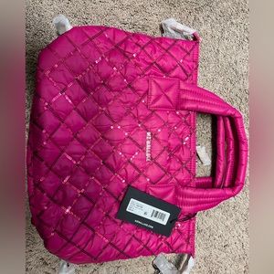 NWT MZ Wallace Sutton Deluxe in Fuschia w Sequin